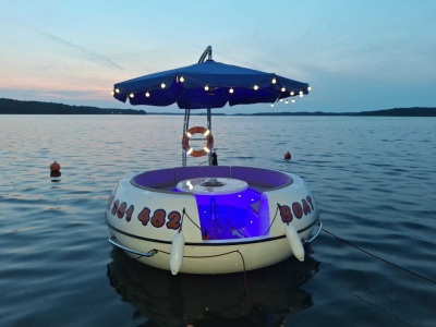 Boat Grill - grill na jeziorze Sławskim